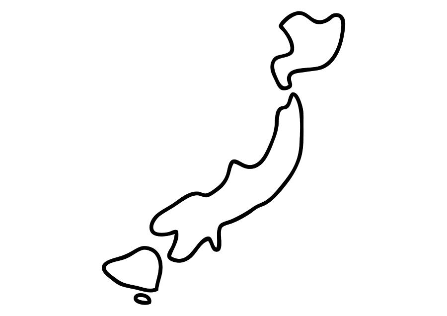 900x636 Japan Map Drawing Autobedrijfmaatje