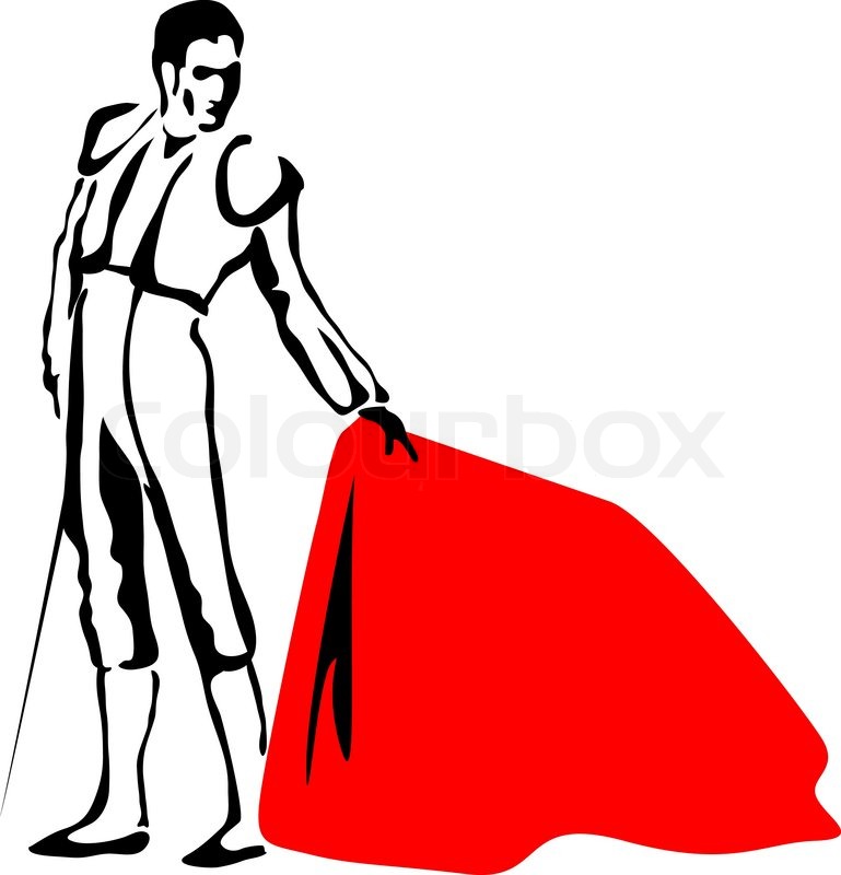 769x800 Toreador Sketch Drawing In Vector Stock Vector Colourbox