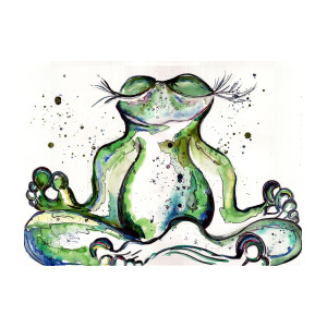 300x300 Zen Frog Painting