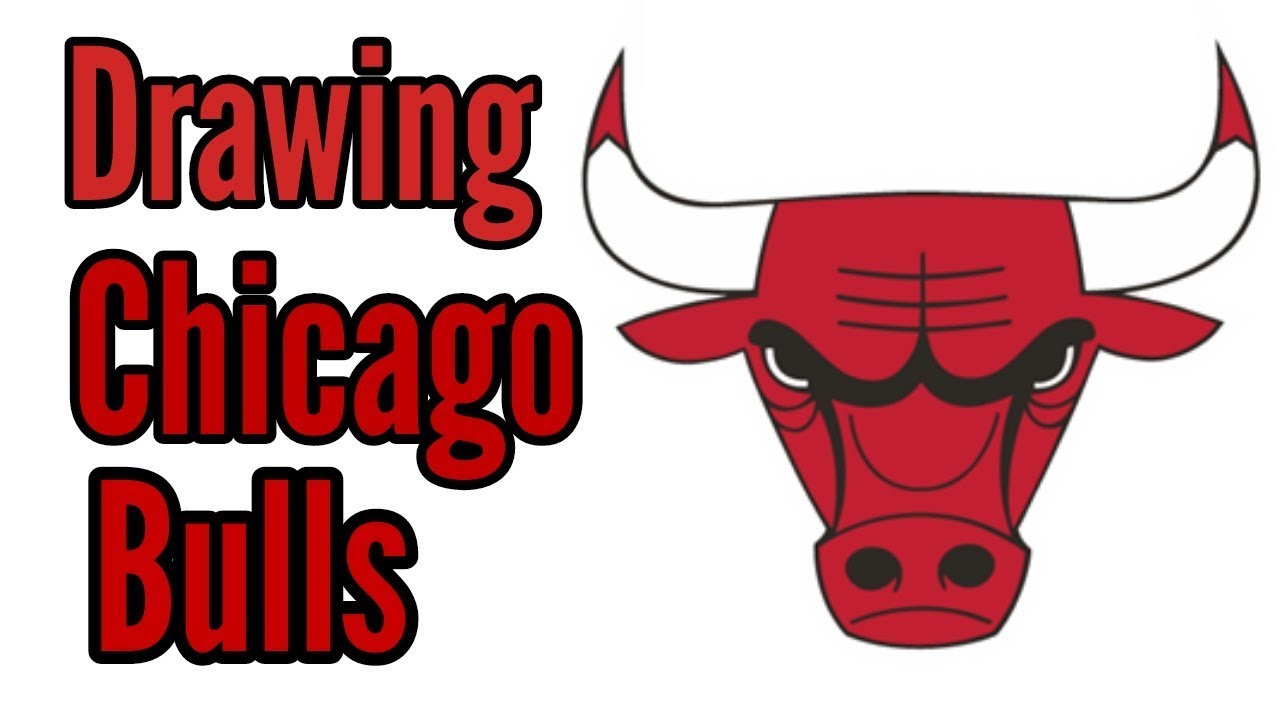 1280x720 Drawing Chicago Bulls Logo