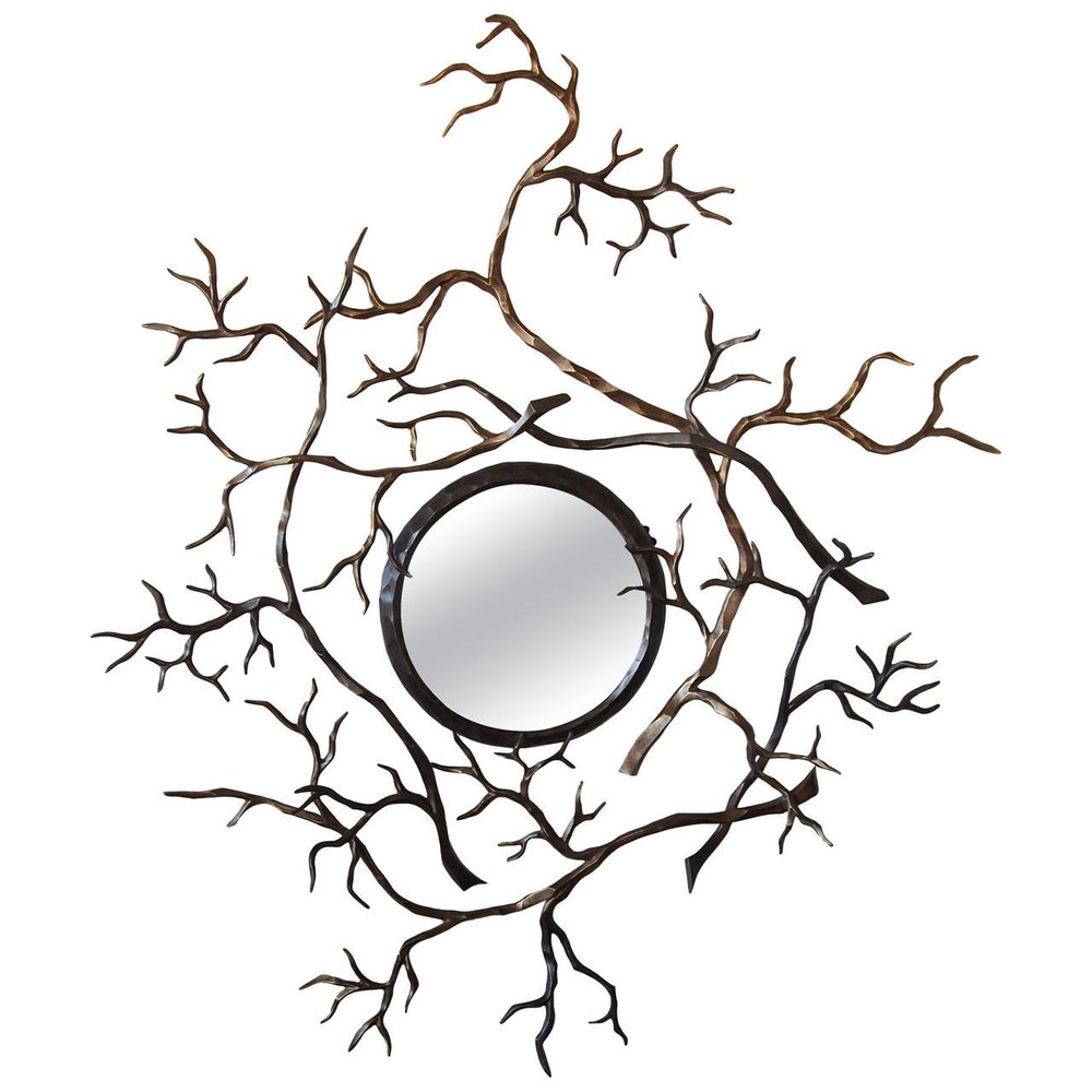 1000x1000 Branches Bullseye Mirror