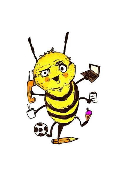 422x600 Bumble Bee Drawings Fine Art America