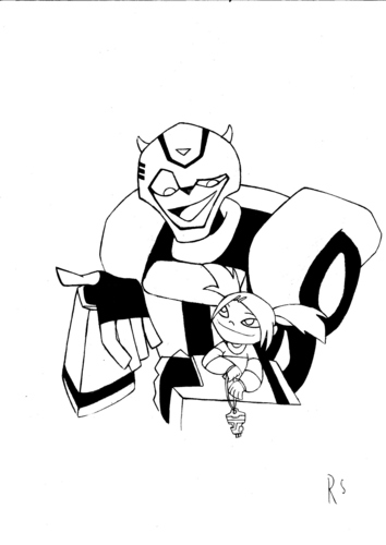 354x500 Transformers Animated Series Images My Drawing Of Sari