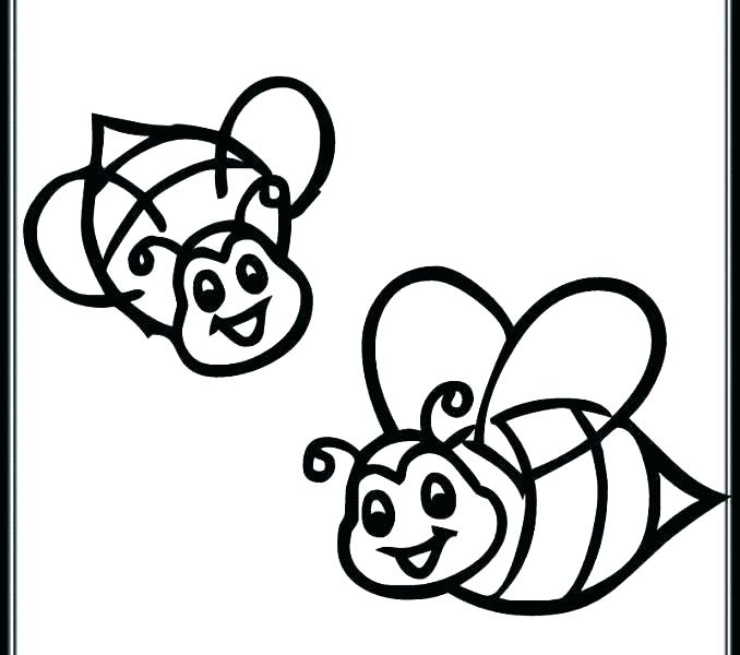 678x600 Bumble Bee Coloring