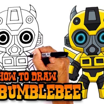 336x336 Bumblebee Drawing A Transformers Picture Tutorial Images Easy