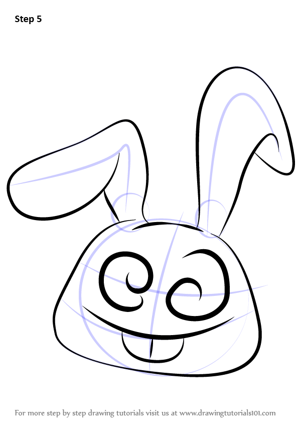 596x842 learn how to draw crazy bun from undertale