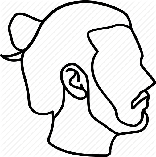 506x512 Collection Of Free Drawing Dreadlocks Man Bun Download On Ui Ex