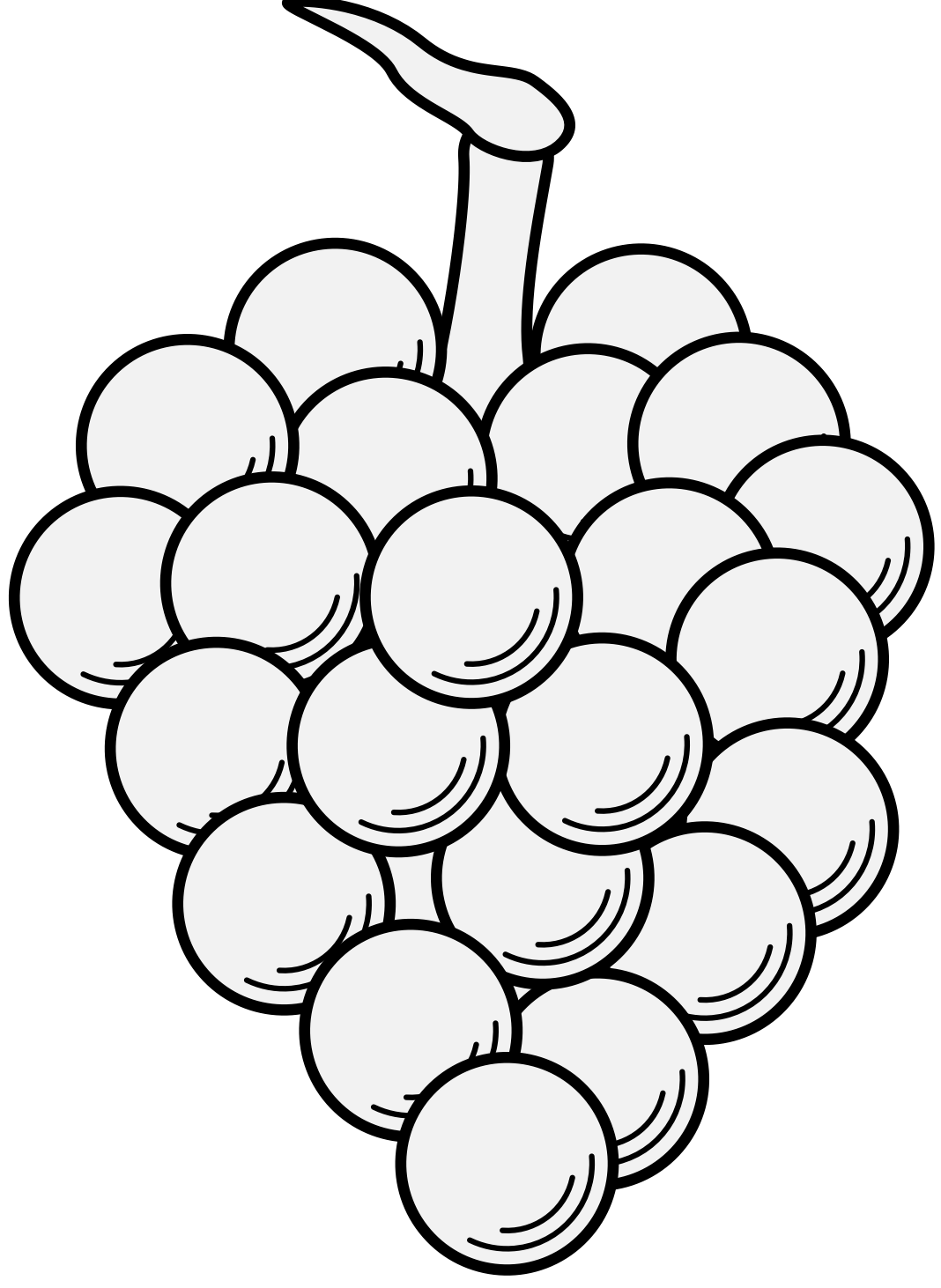 1068x1462 Collection Of Free Grapes Drawing Bunch Download On Ui Ex