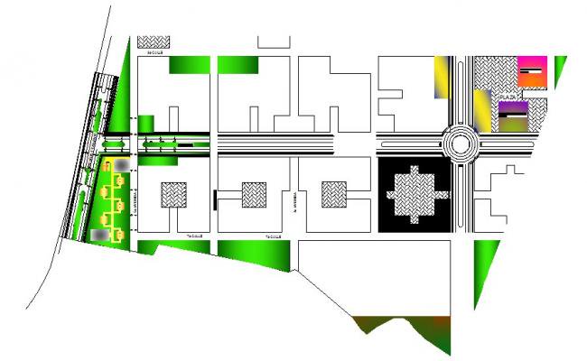 650x400 design of bungalow with detail elevation and section in autocad