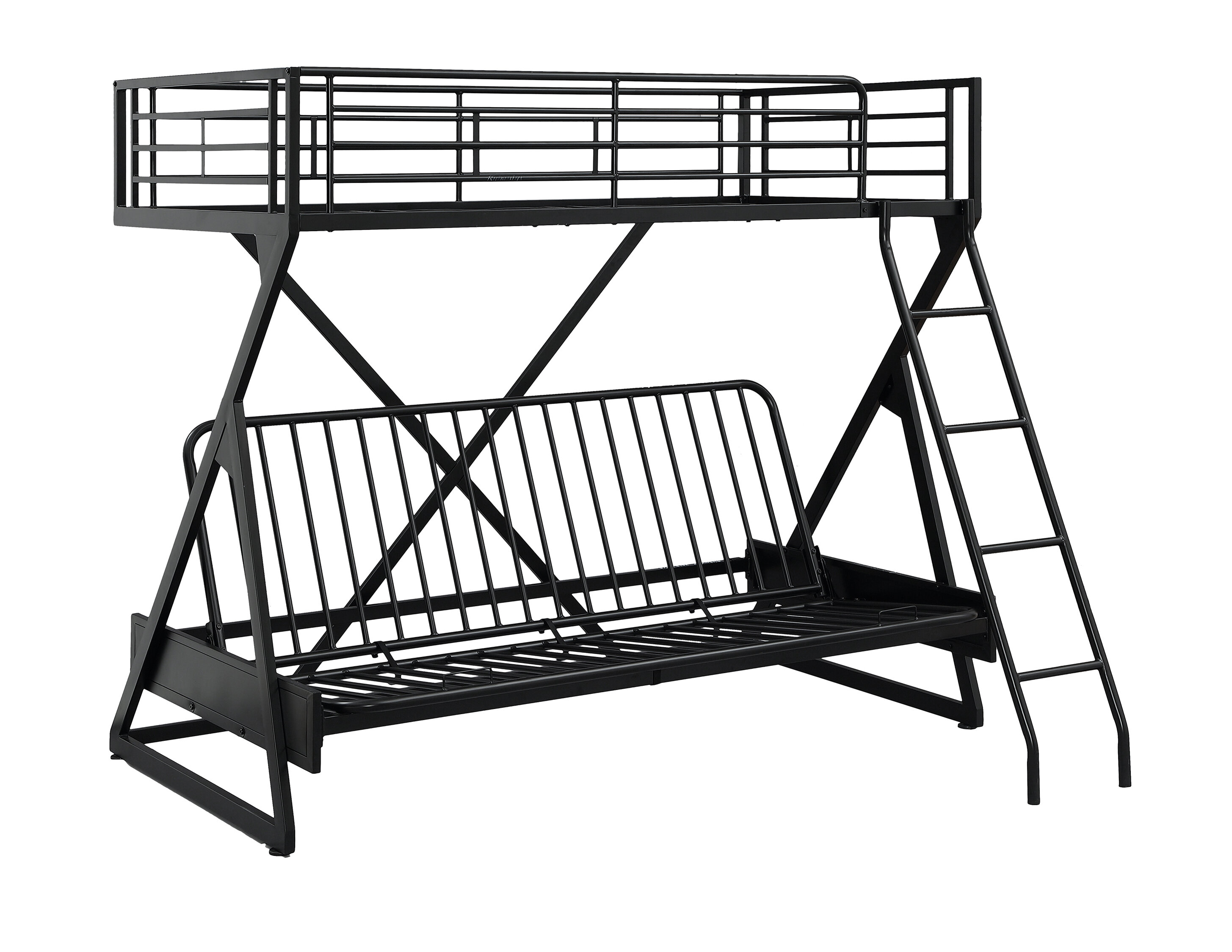 2910x2250 Zoomie Kids Petrey Twin Over Full Futon Bunk Bed Wayfair