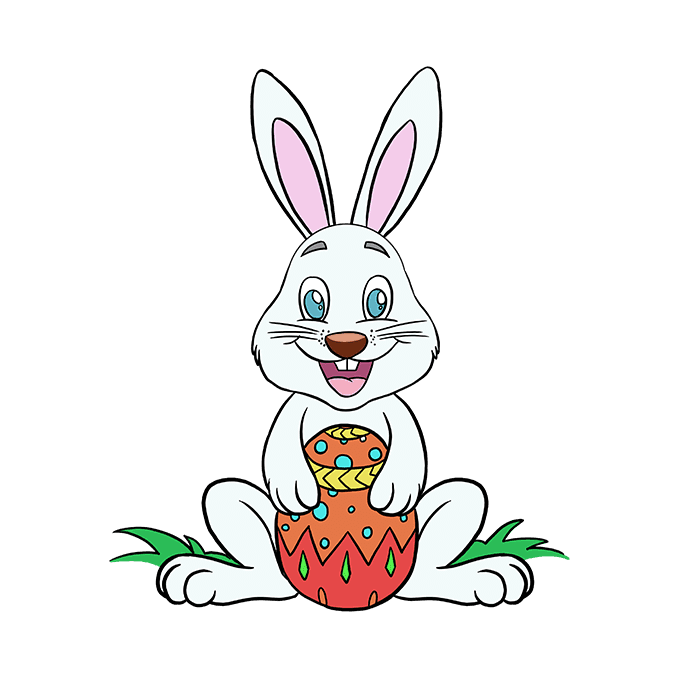 680x678 How To Draw An Easter Bunny