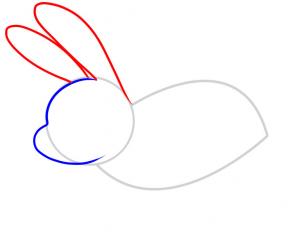 302x238 How To Draw How To Draw A Rabbit For Kids