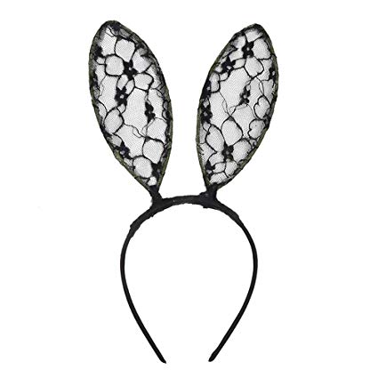 425x425 Amosfun Rabbit Ears Headband Easter Day Lace Bunny