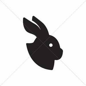 300x300 Stickers Sticker Rabbit Bunny Head Ebay