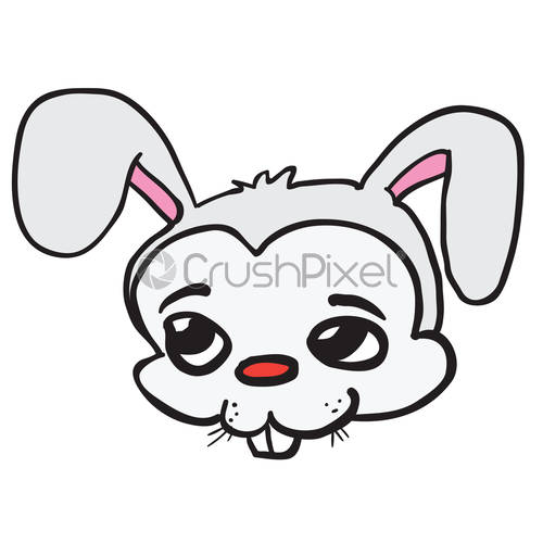 500x500 Bunny Head