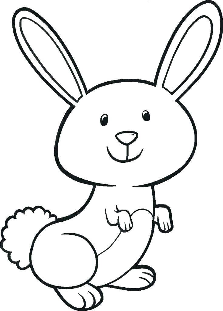 735x1024 easy to draw bunny easy bunny drawings easy bunny drawing new