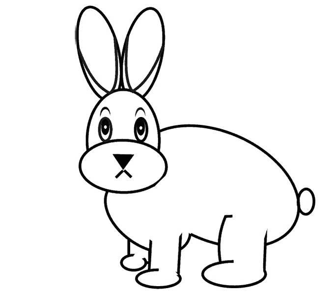 680x600 How To Draw A Cartoon Bunny In A Few Easy Steps Easy Drawing Guides