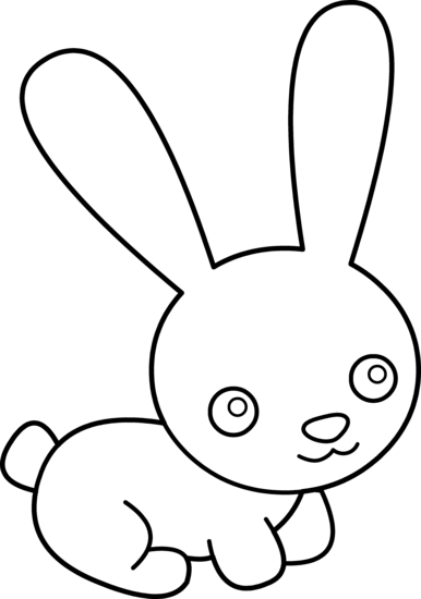 386x550 Rabbits Drawing Head Transparent Png Clipart Free Download