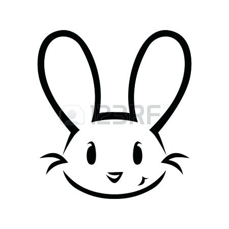 450x450 Bunny Outline S Suggest Vectors Of A Easter Head Rabbit Drawing