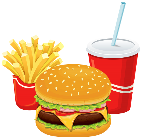 500x489 Collection Of Free Fries Drawing Hamburger Download On Ui Ex
