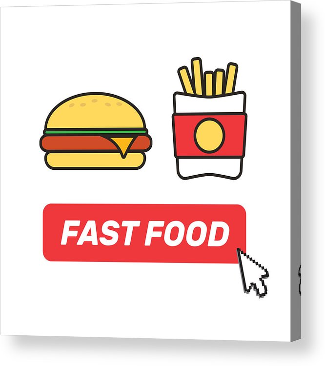 666x750 Fast Food Set Of Hamburger Classic Burger Potatoes French For Soft