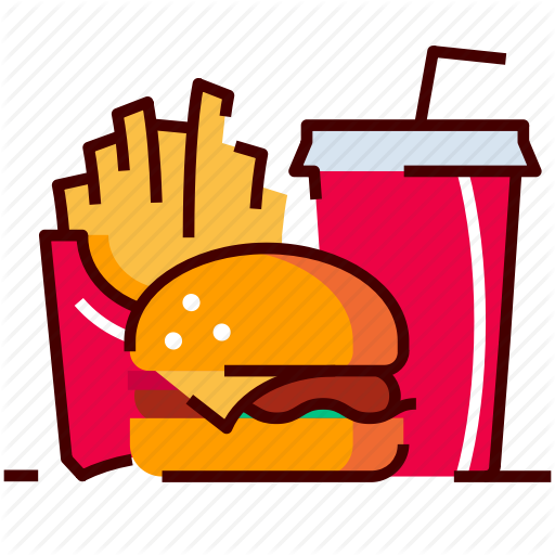 Burger And Fries Drawing | Free download on ClipArtMag