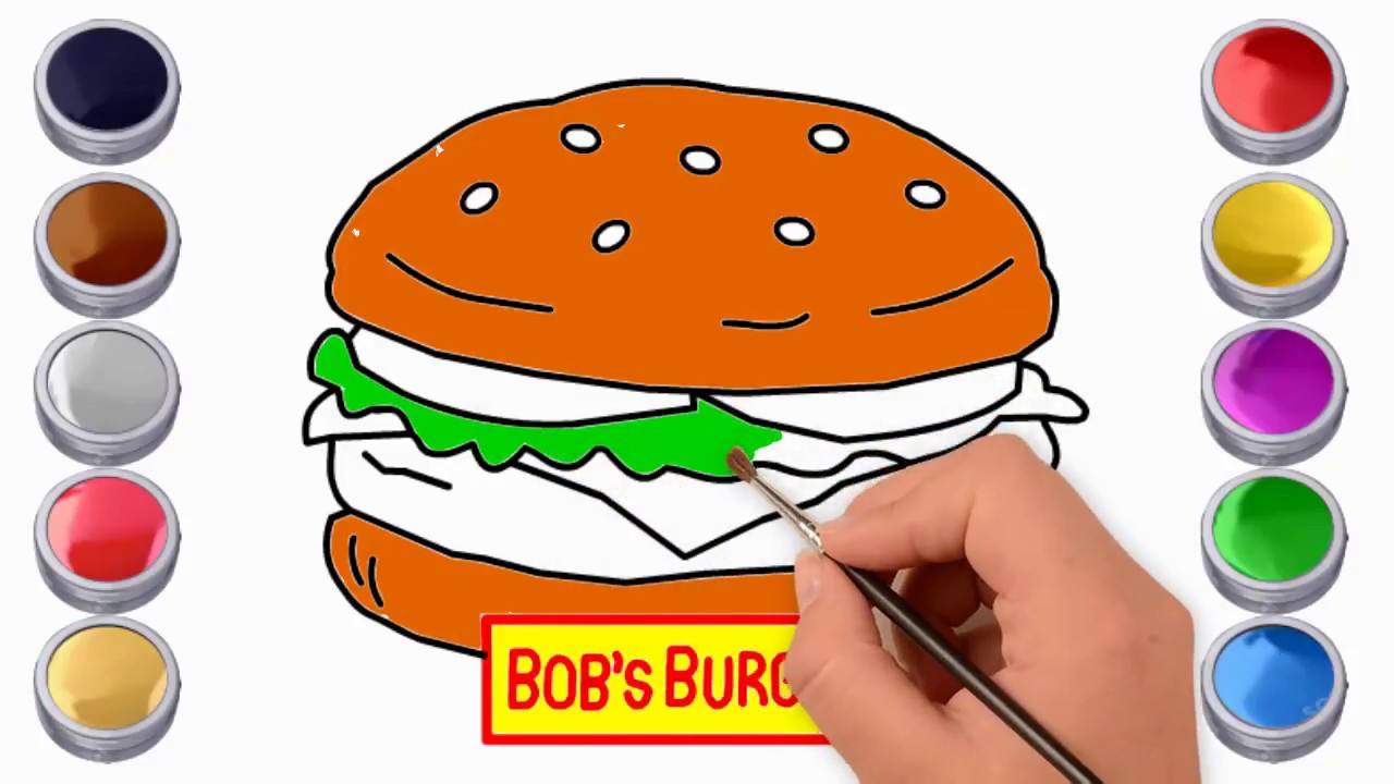 1280x720 Drawing Coloring With Bob's Burger