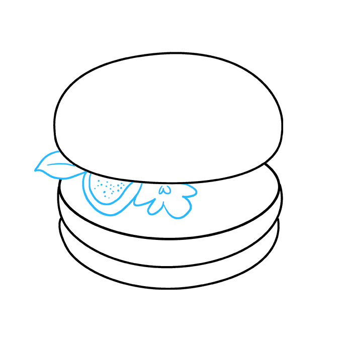 680x678 How To Draw A Burger