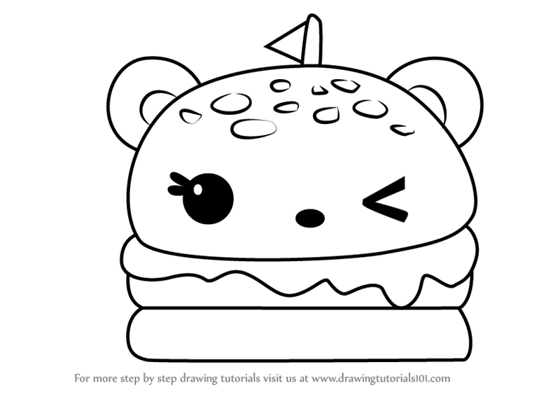 800x567 learn how to draw melty burger from num noms