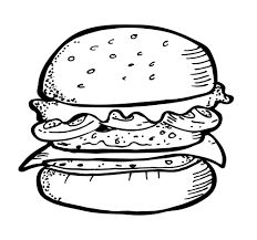 232x217 The Top Burger Drawing Images Hamburger Drawing, Hamburgers