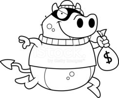 244x200 cartoon devil burglar stock vectors