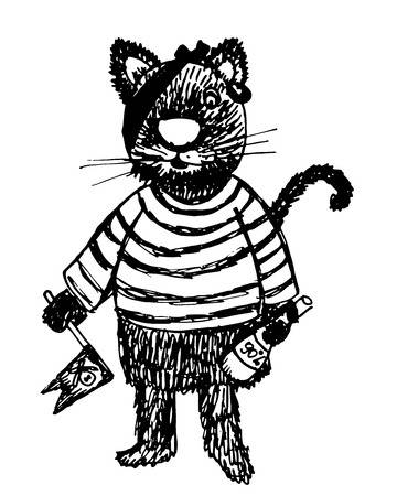 360x450 cat burglar clipart clipart station