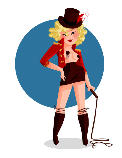 510x660 drawing illustration art girl artist pin up burlesque illustrator