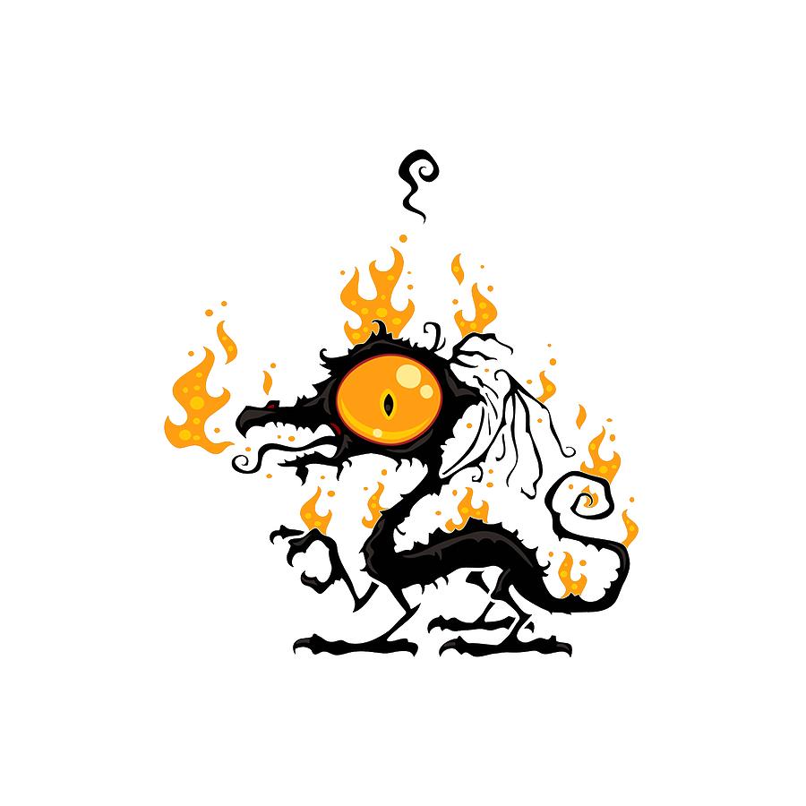 900x900 Dragon Drawing