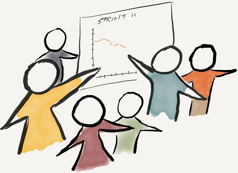 1000x729 I'm A New Scrum Master Should I Be Updating The Team's Burn