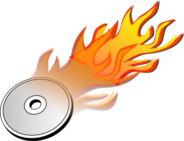 600x460 icon drawing burn disk