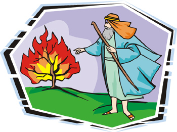 350x261 Teaching Children About Bible Miracles Moses And The Burning