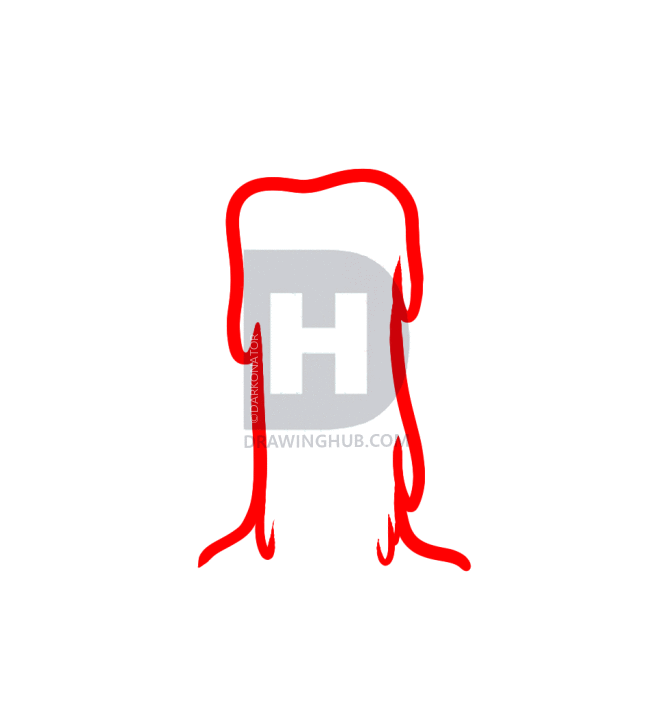 662x720 How To Draw A Halloween Candle, Step