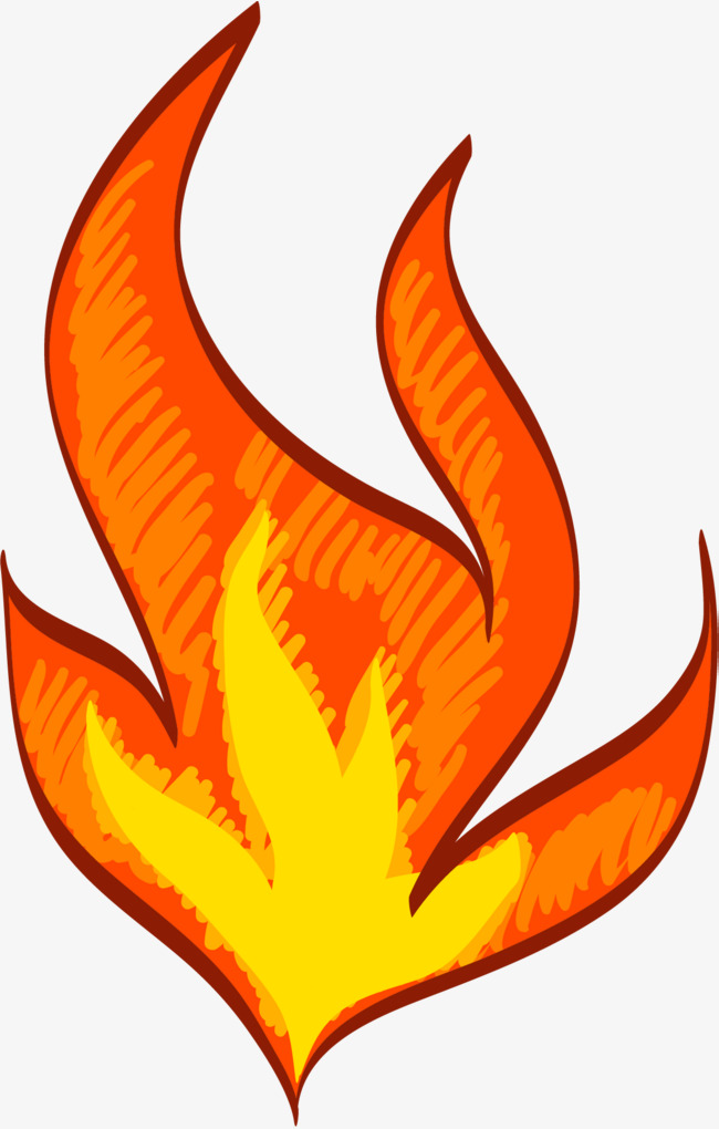 650x1020 flames burning, burning fire, cartoon hand drawing, flame png