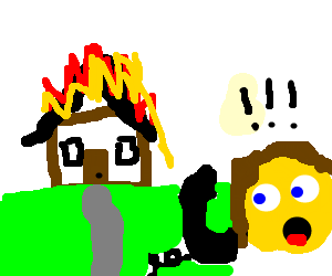 300x250 Collection Of Free Drawing House Fire Download On Ui Ex