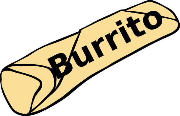600x388 Collection Of Free Burrito Drawing Clipart Download On Ui Ex