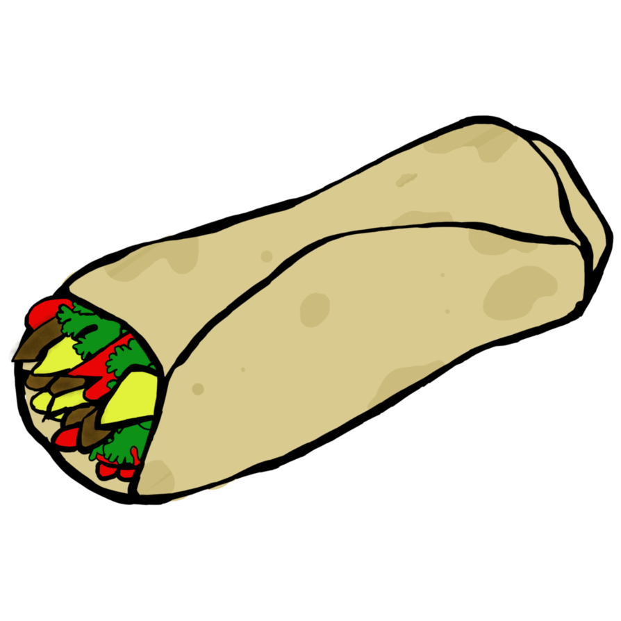 Burrito Drawing | Free download on ClipArtMag