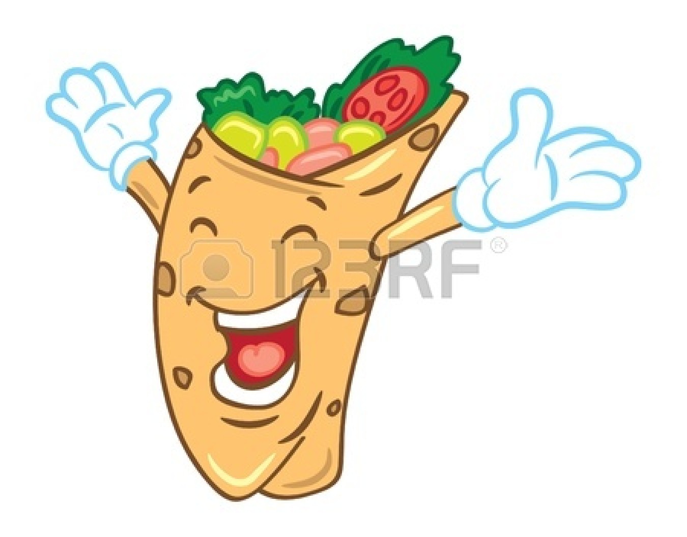 1350x1056 Cartoon Burrito