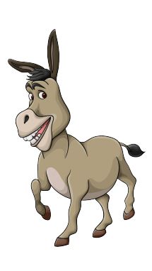 215x382 How To Draw A Donkey From Shrek Step Birthday Party Ideas