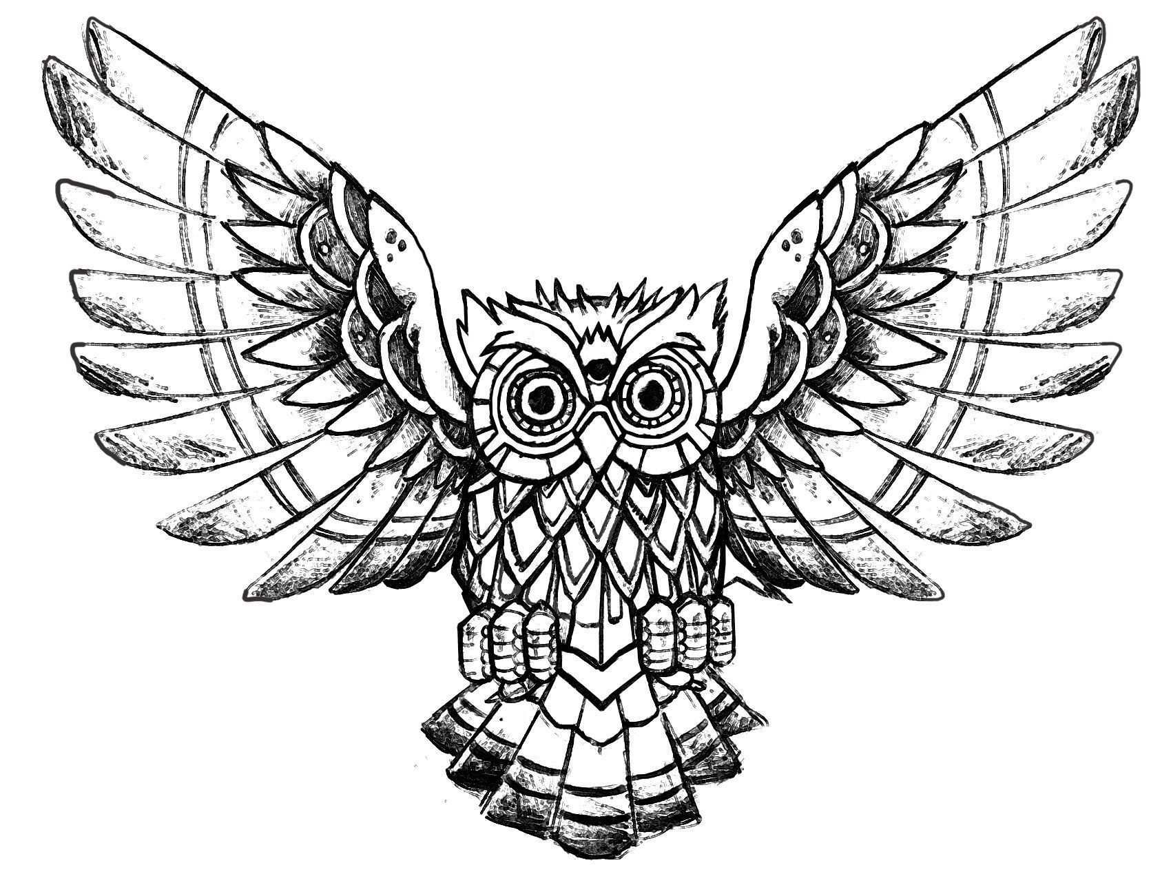 1700x1285 Printable Owl Coloring Pages For Adults Best Of Owl Printable