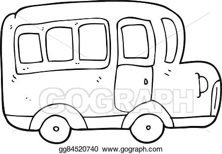 450x313 Drawn Bus Cartoon
