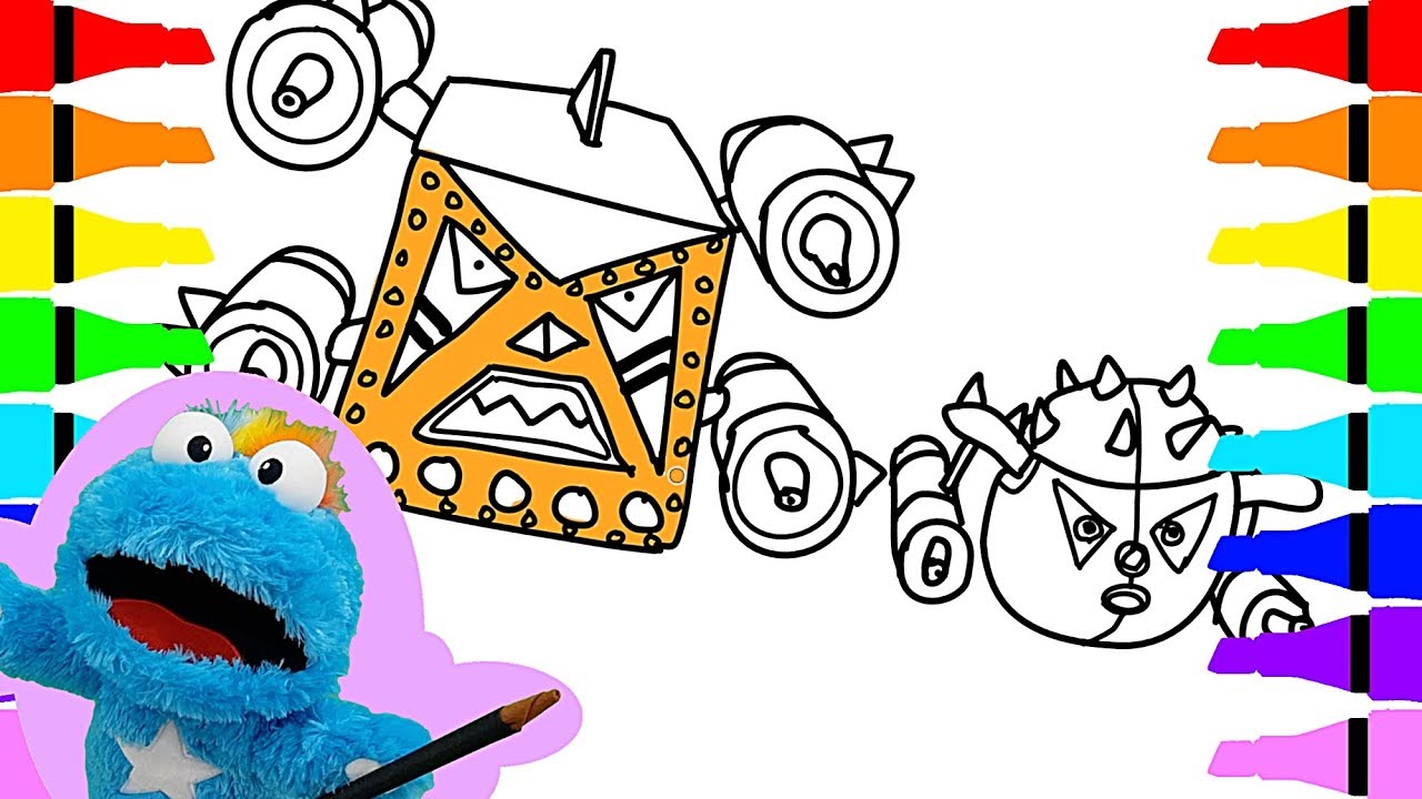 1280x720 How To Draw Tayo The Little Bus Space Adventure Villain Coloring