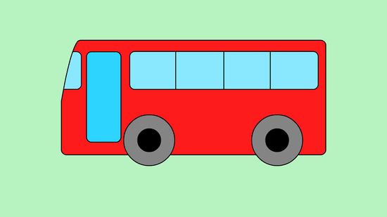 550x309 How To Draw A Bus Steps
