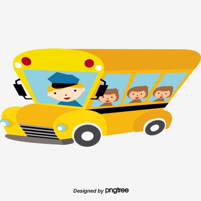 640x640 Cartoon Bus Png, Vectors, And Clipart For Free Download