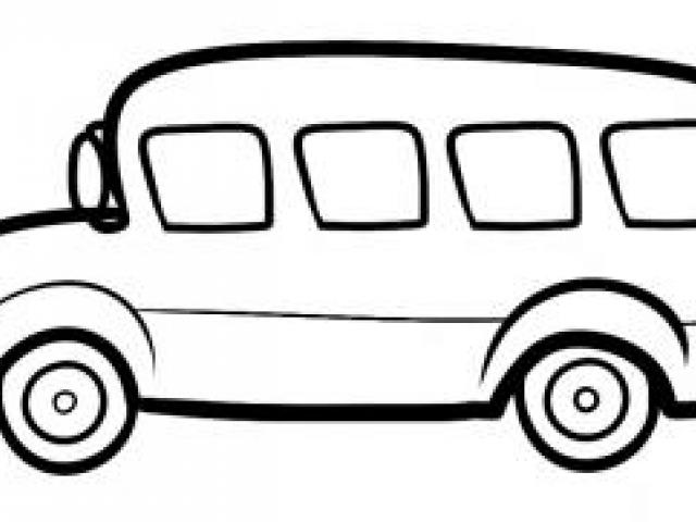 640x480 Drawn Bus Drawing